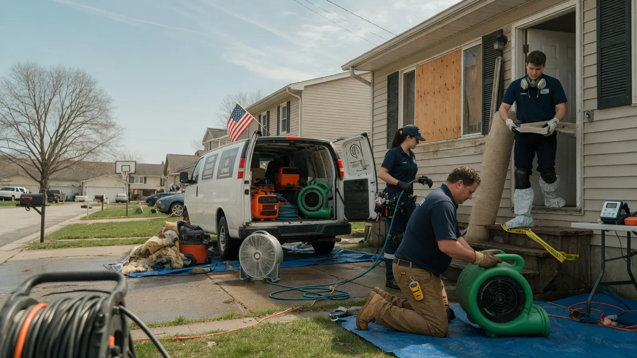Water Damage Restoration in Petersburg, IN near me